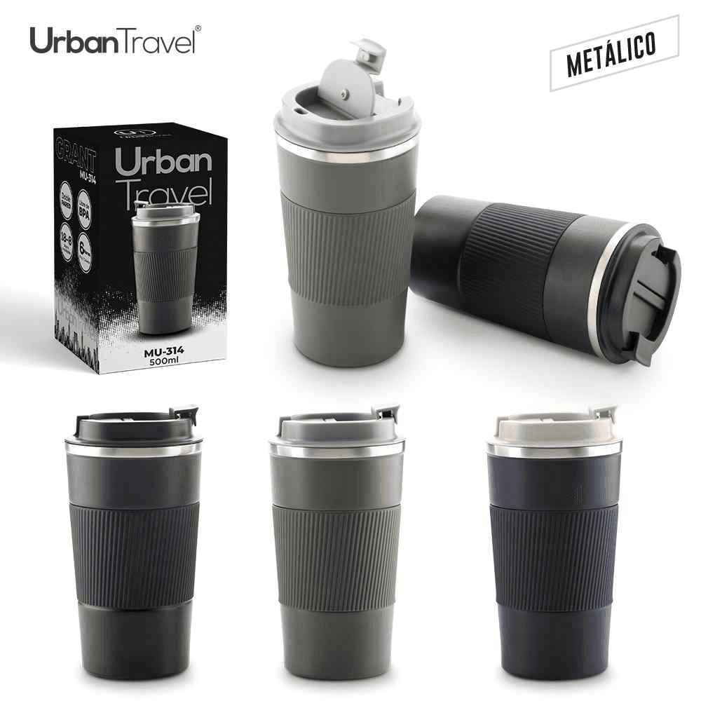 Mug Metálico Grant Urban Travel 500ml