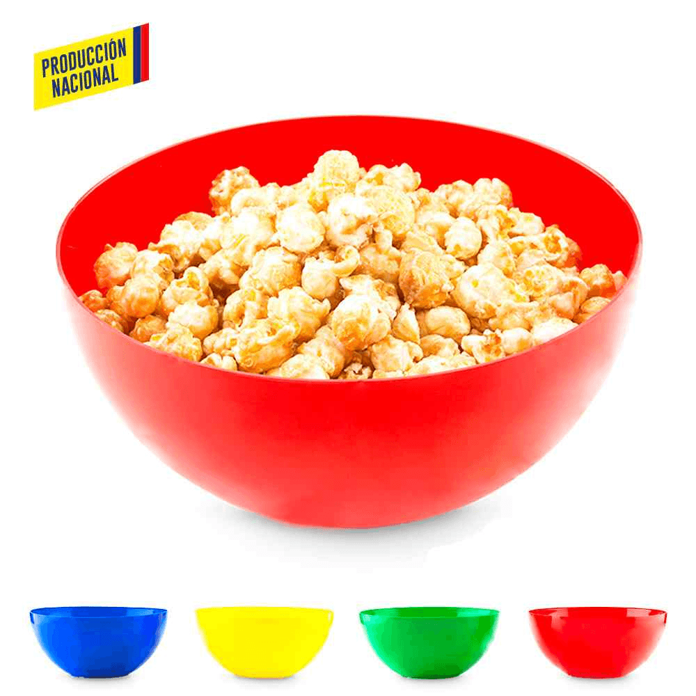 Bowl Plástico Liso - Produccion Nacional