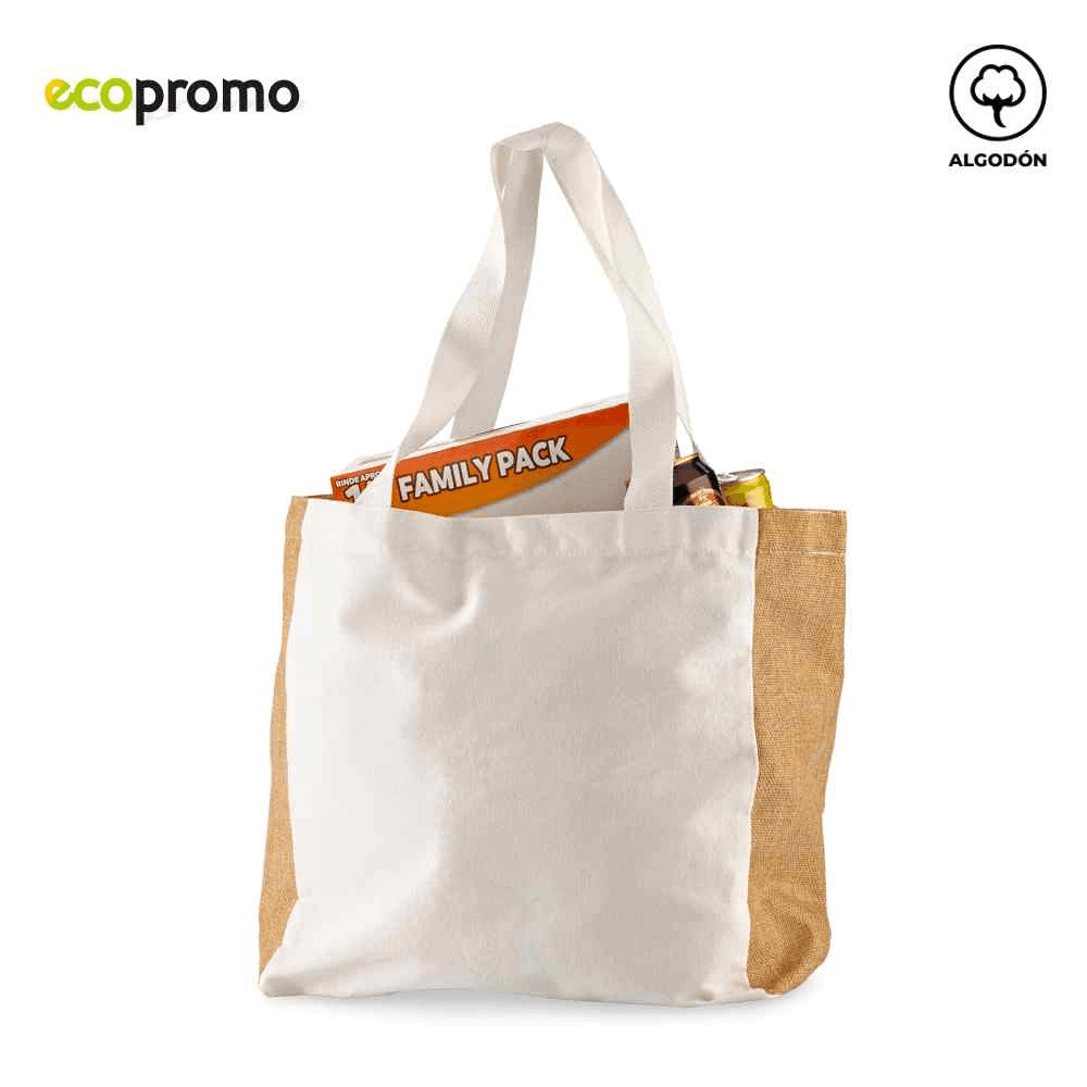 BOLSA EN ALGODÓN Y YUTE
