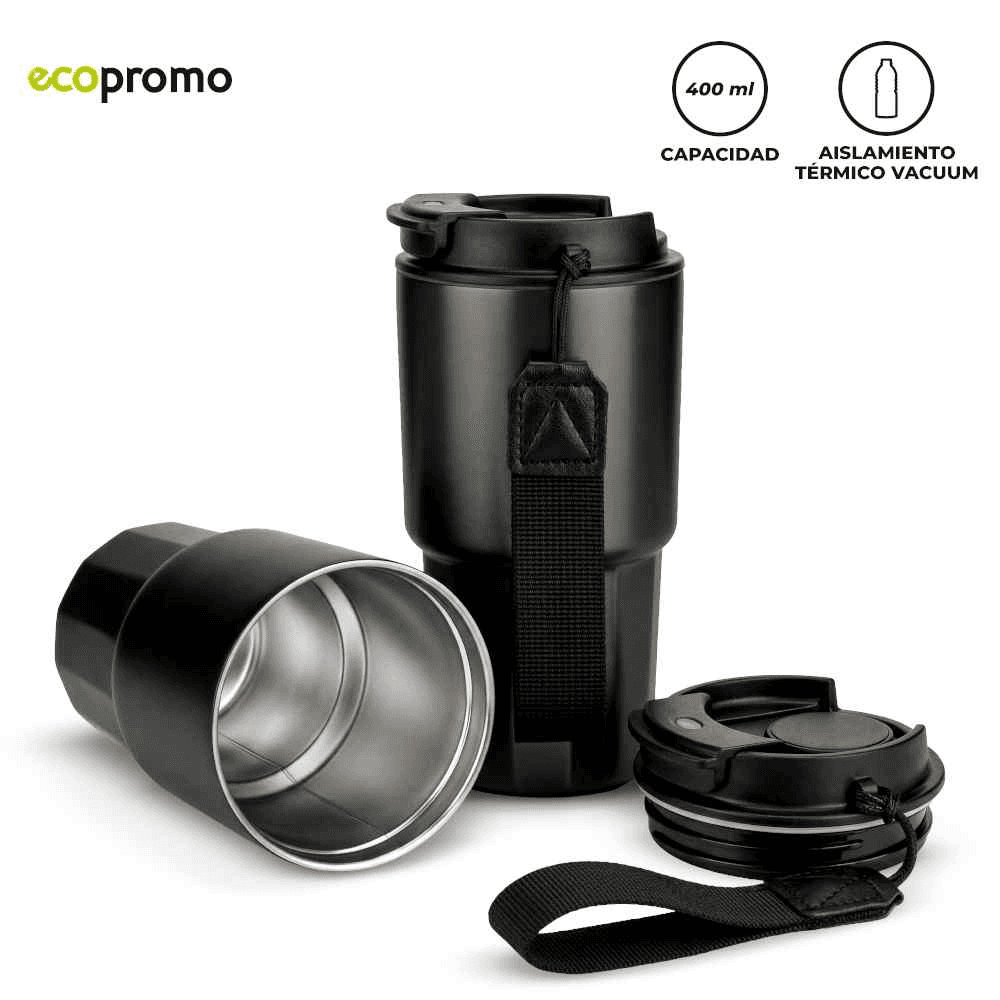 Mug Metálico Dewar 400 ml