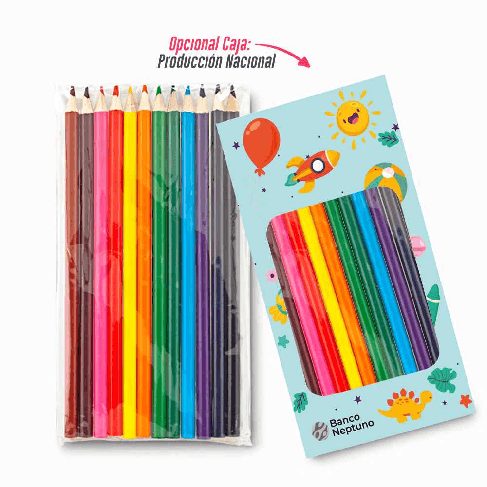 Set de 12 Colores en Bolsa