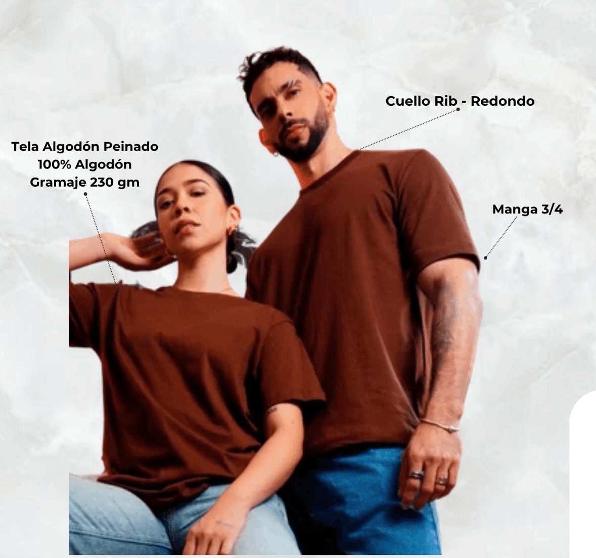 Camisa tela pesada